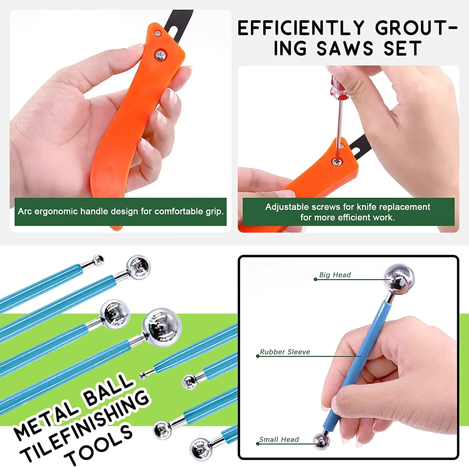 Détail des outils du kit