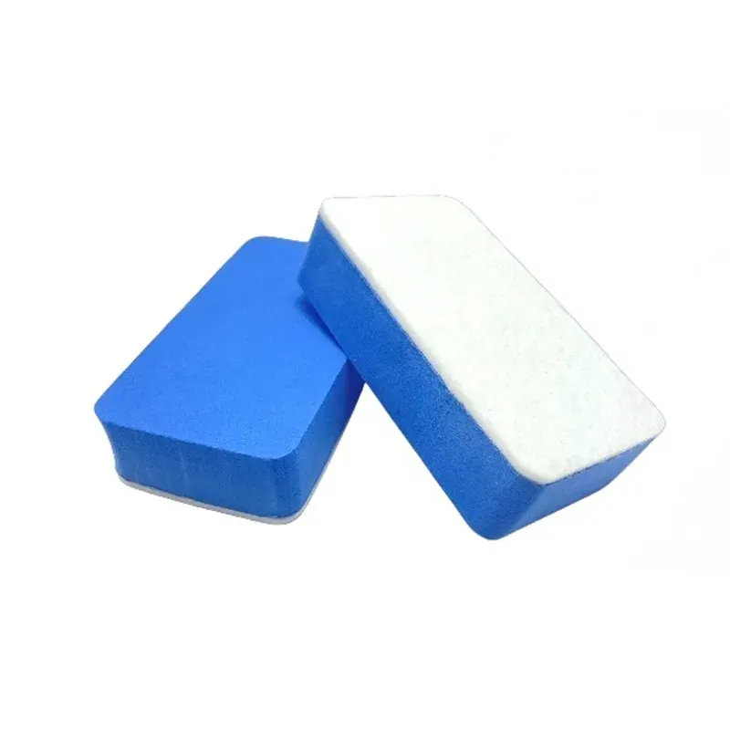 Éponge de nettoyage pour film d'huile sur vitres de voiture, éponge de polissage pour essuie-glaces, brosse en feutre de laine pour pare-brise, outil de retrait de poussière et de film gras, accessoires 2