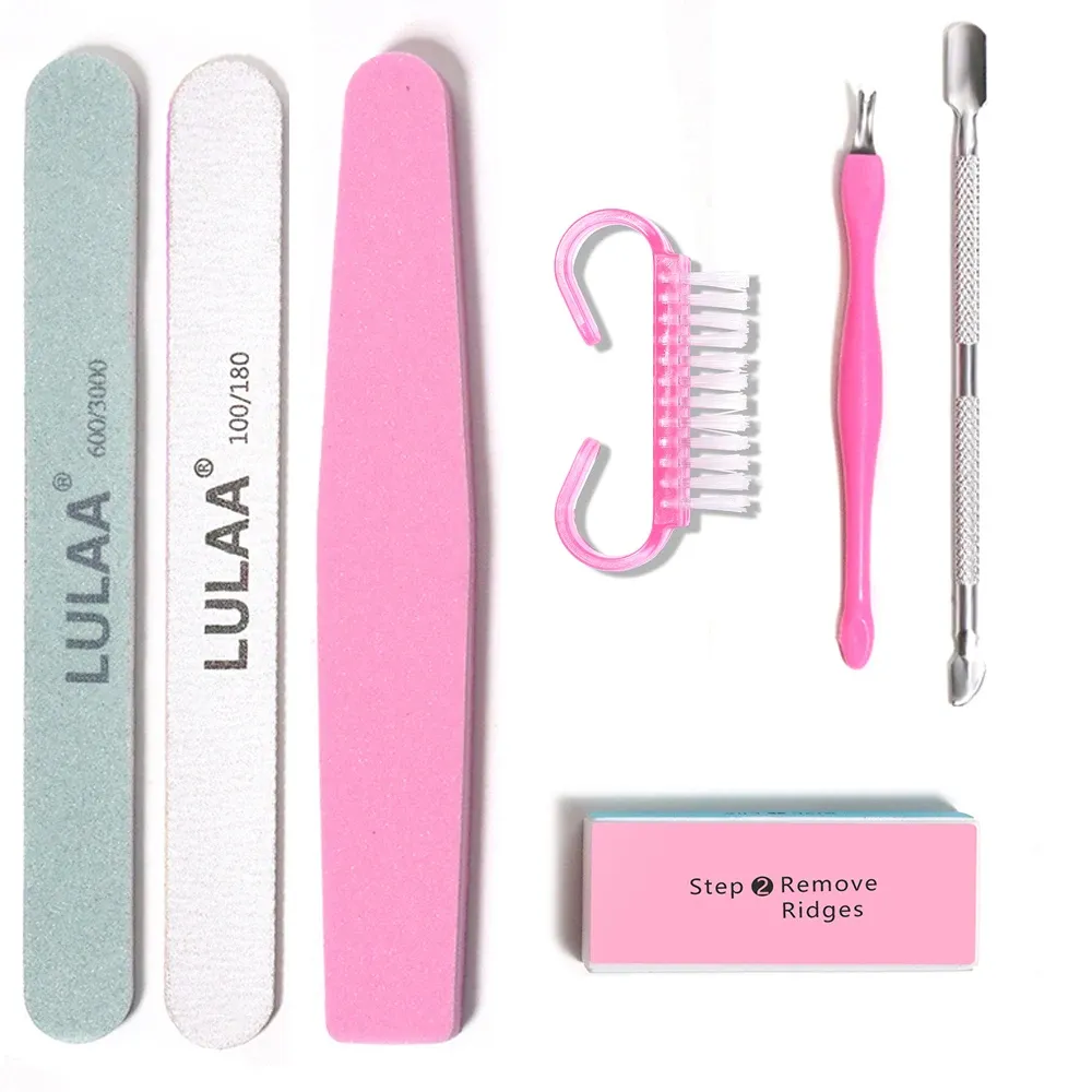YIKOOLIN Kit de manucure professionnel 3 pièces : coupe-ongles, limes et séparateurs de doigts 8