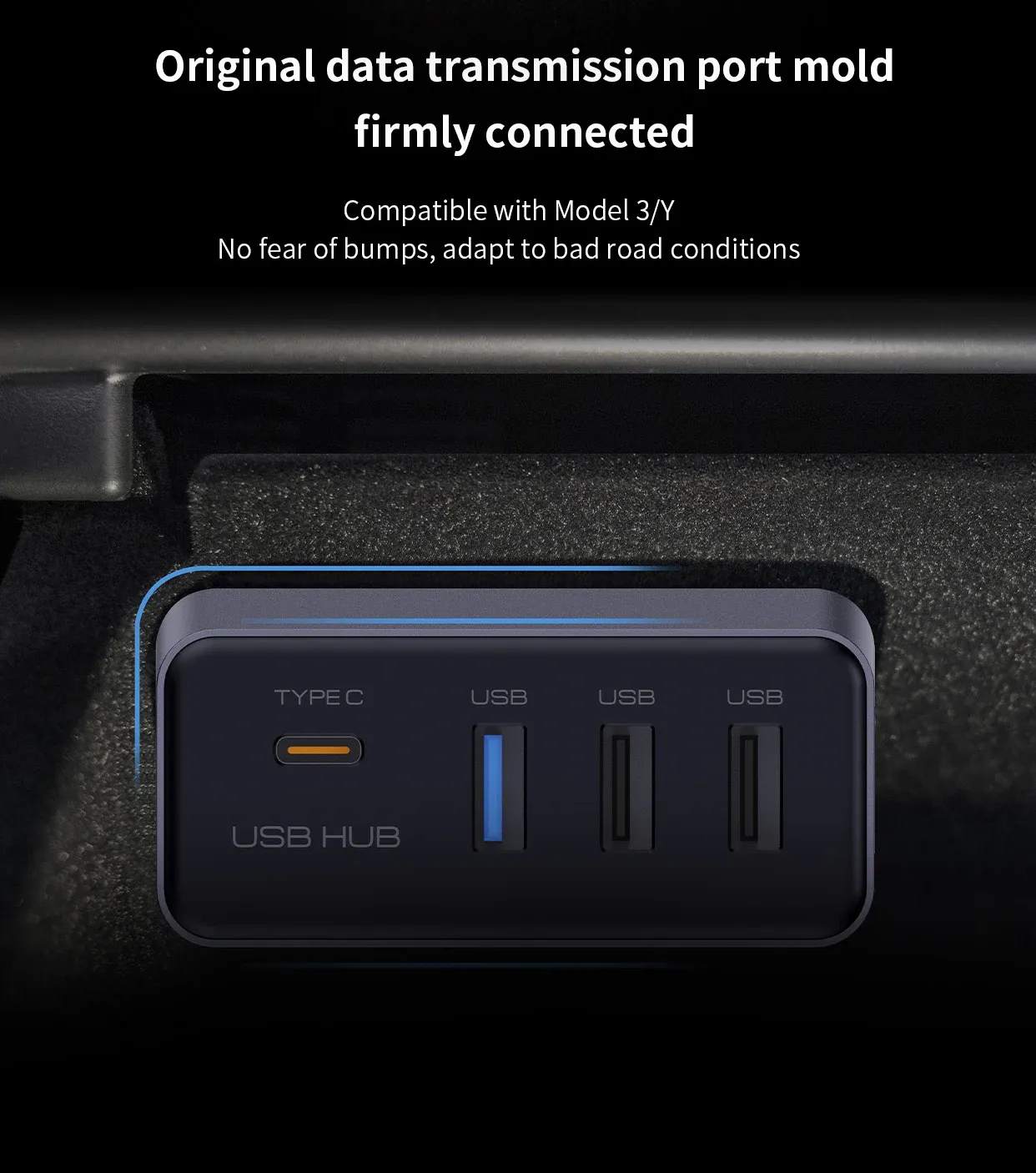 Hub USB 4-en-1 caméra embarquée