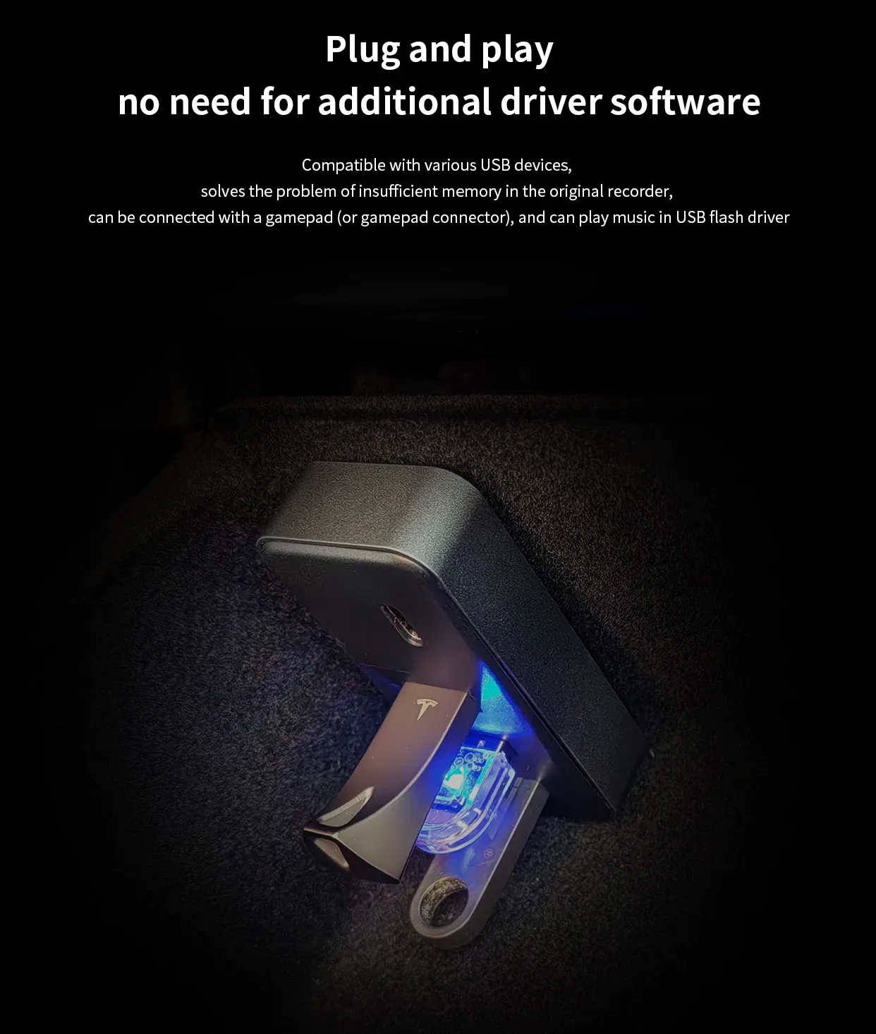 Hub USB 4-en-1 en situation