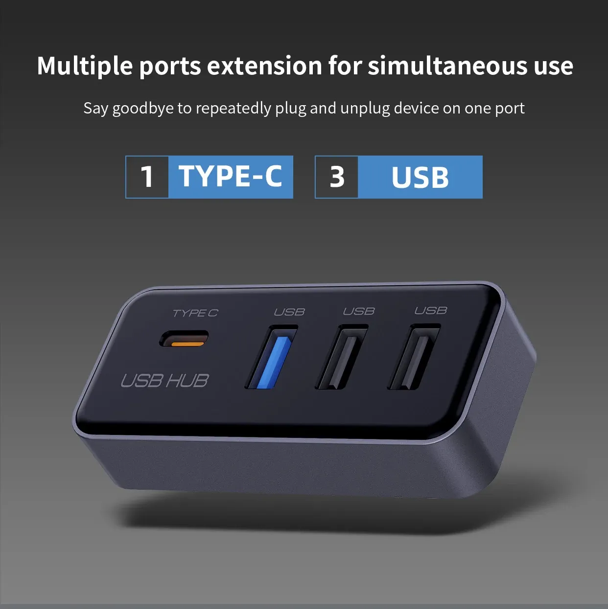 Hub USB 4-en-1 installation dans l'habitacle