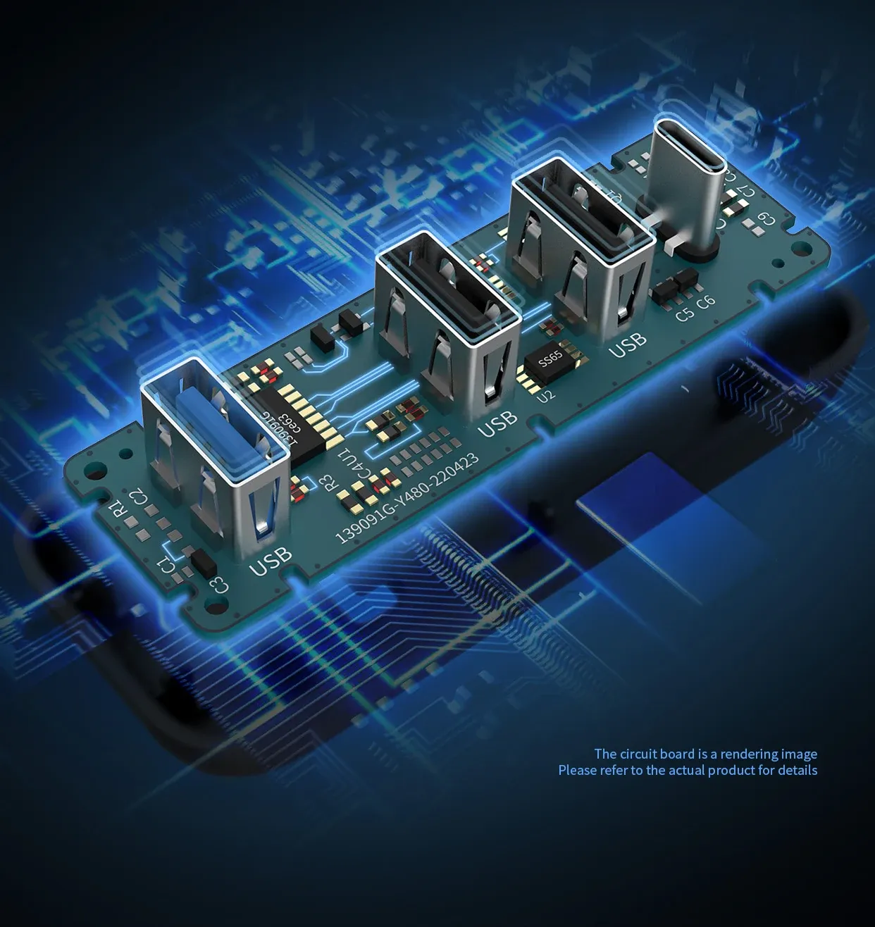 Hub USB 4-en-1 utilisation au quotidien