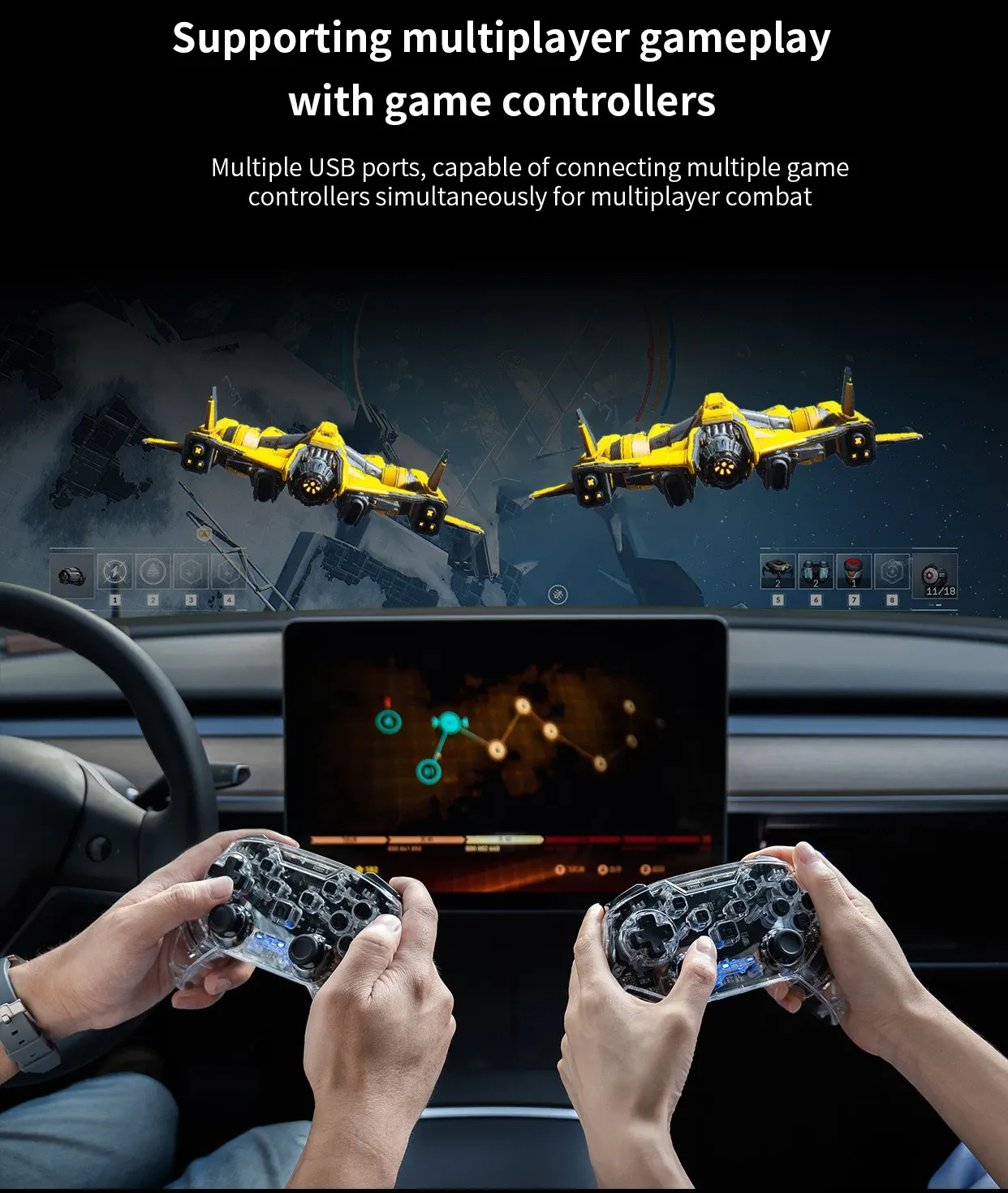 Hub USB 4-en-1 finition premium