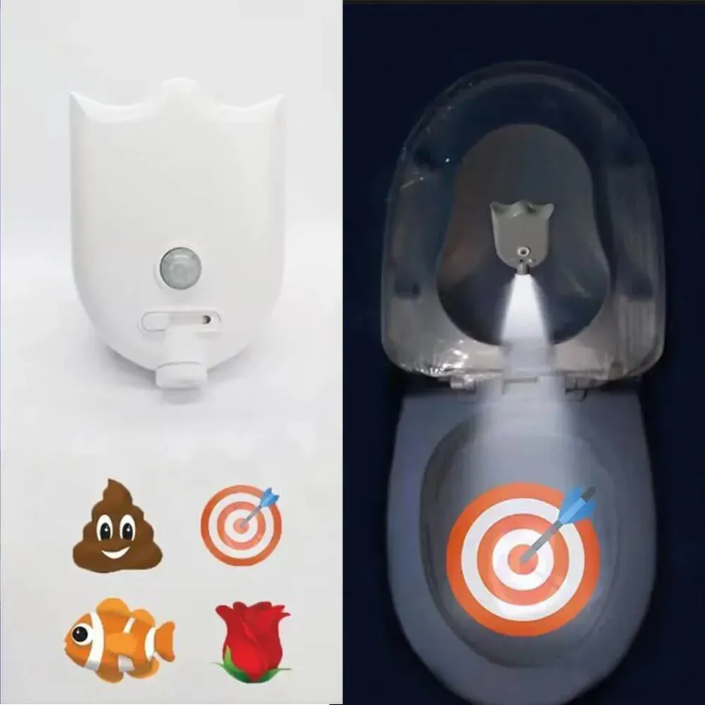 Veilleuse LED à capteur de mouvement pour cuvette de toilettes