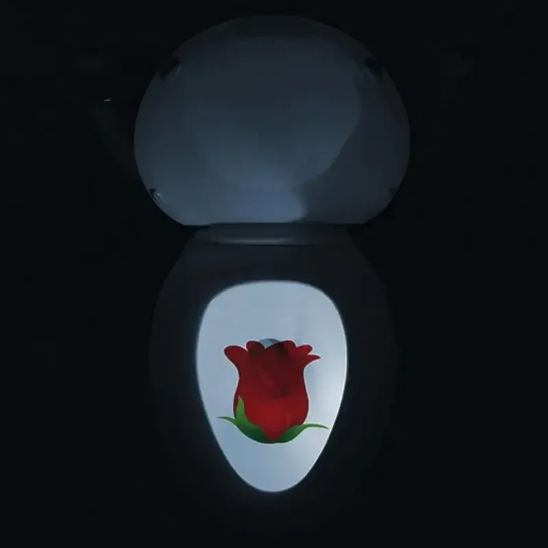 Veilleuse LED à capteur de mouvement pour cuvette de toilettes 4