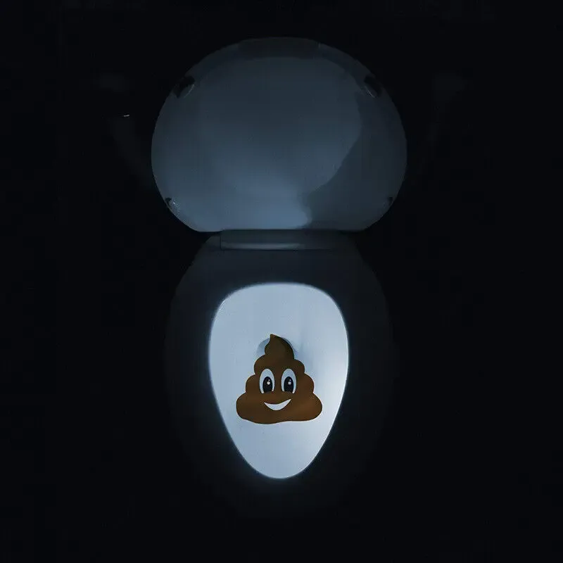 Veilleuse de toilette à projection, gros plan sur le design
