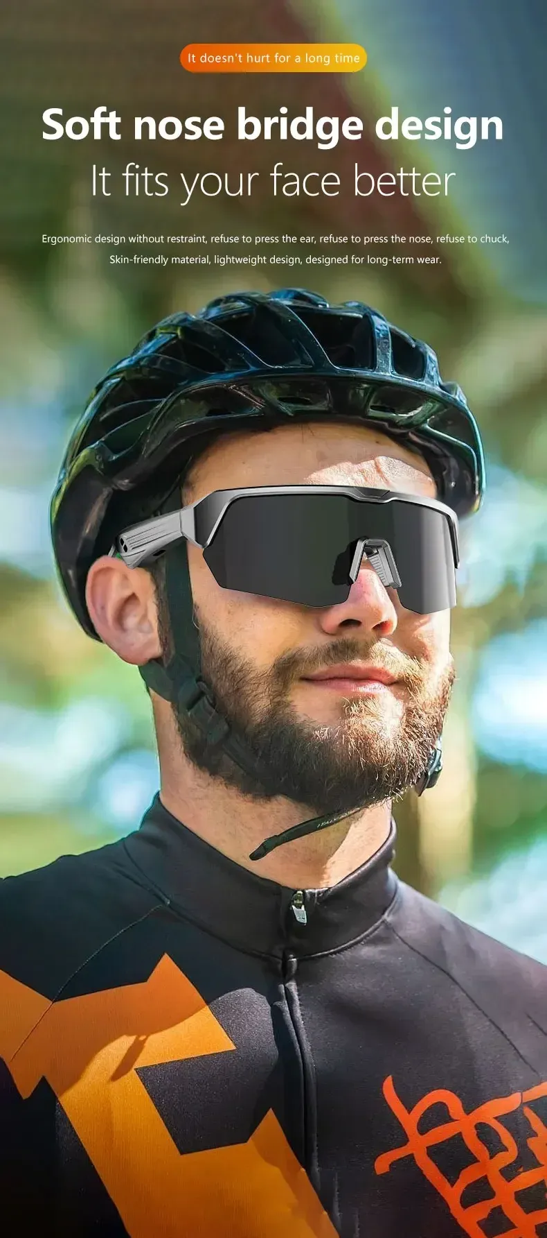Lunettes Bluetooth, confort de port