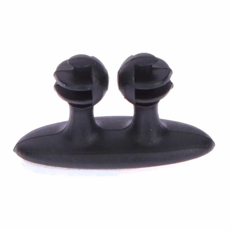 Support de câble de voiture, lot de 10, clips de fixation, fixateur de ligne, organisateur, adhésif goutte, câble USB, accessoires de clip de voiture 4