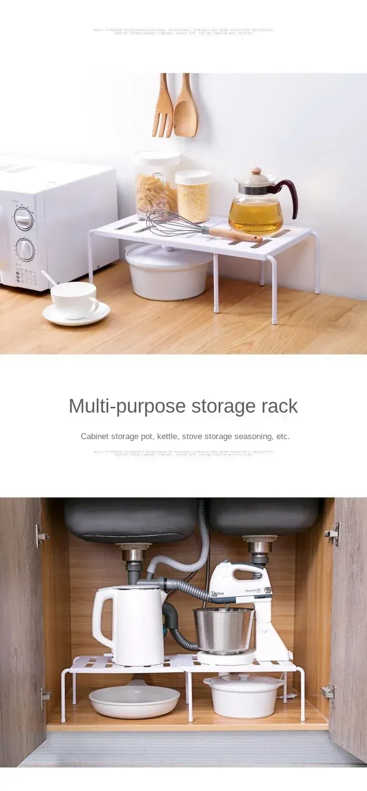 Étagère de rangement en hauteur