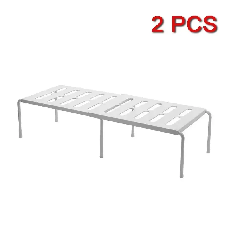 Étagère à chaussures extensible en ABS, organisateur télescopique pour placard et sous-évier de cuisine 9