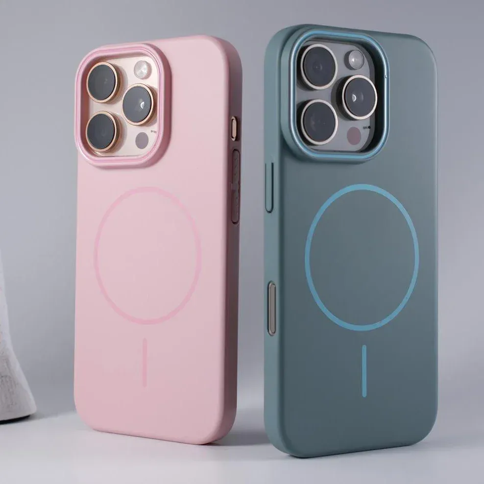 Coque MagSafe pour iPhone, design mat