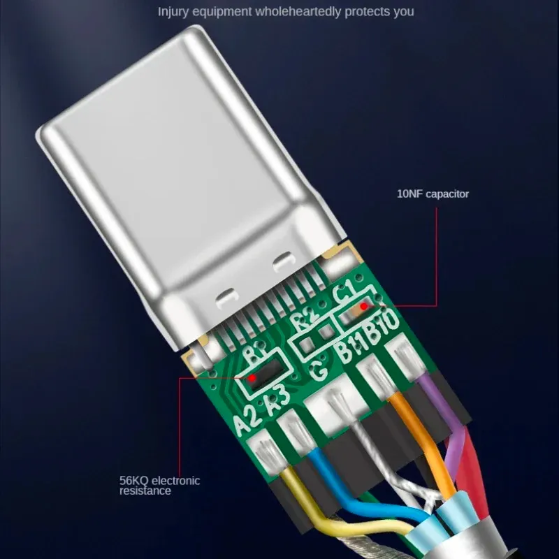 Câble connecté à un disque SSD externe