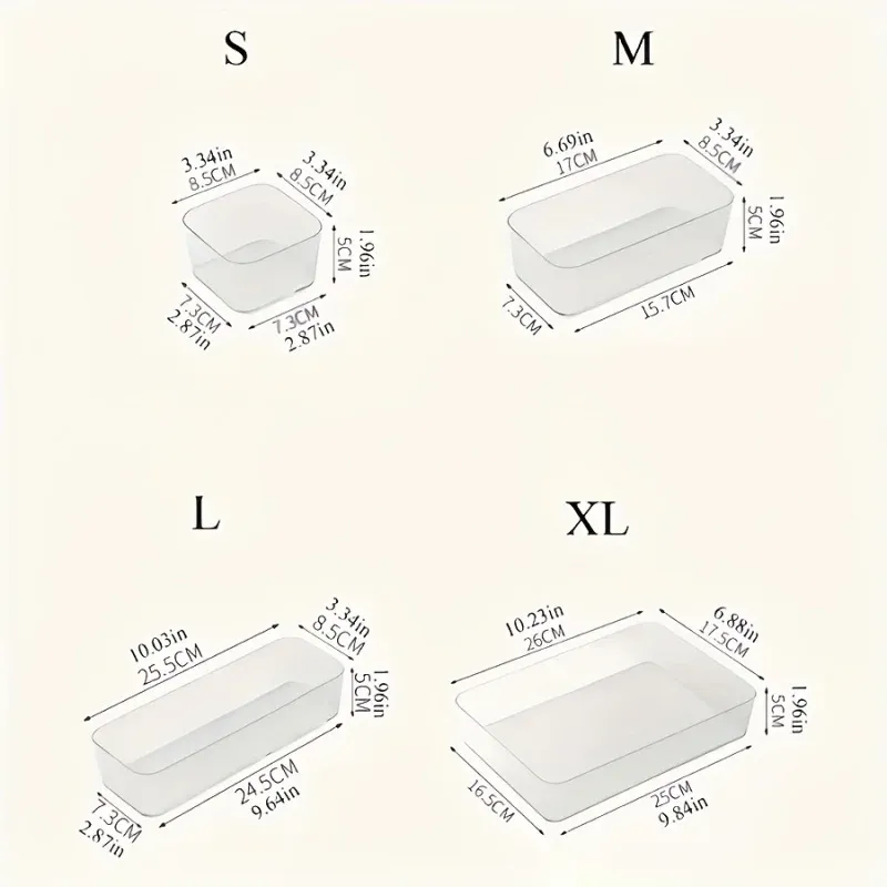 Organisateur de bureau en acrylique transparent à 9 compartiments, pour maquillage et papeterie 3