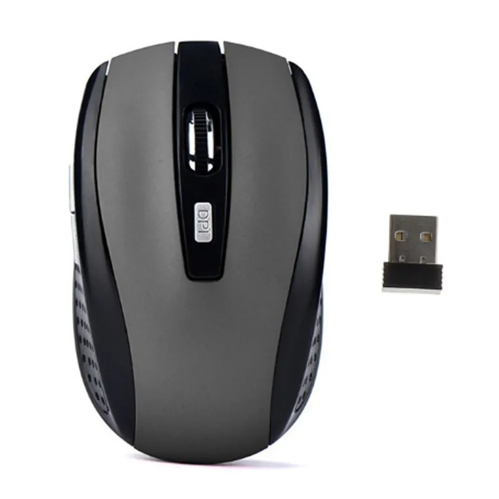 Souris sans fil silencieuse 2,4 GHz, optique et portable, DPI réglables, compatible ordinateur portable et MacBook