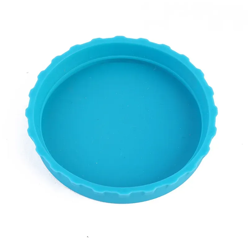 Lot de 6 couvercles de canette en silicone, bouchons réutilisables pour boissons gazeuses, bière et Coca, coloris assortis 9