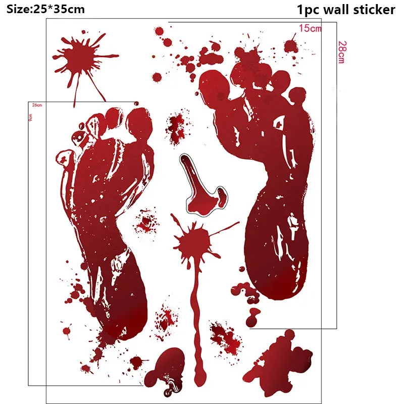 Autocollants d'Halloween sur porte