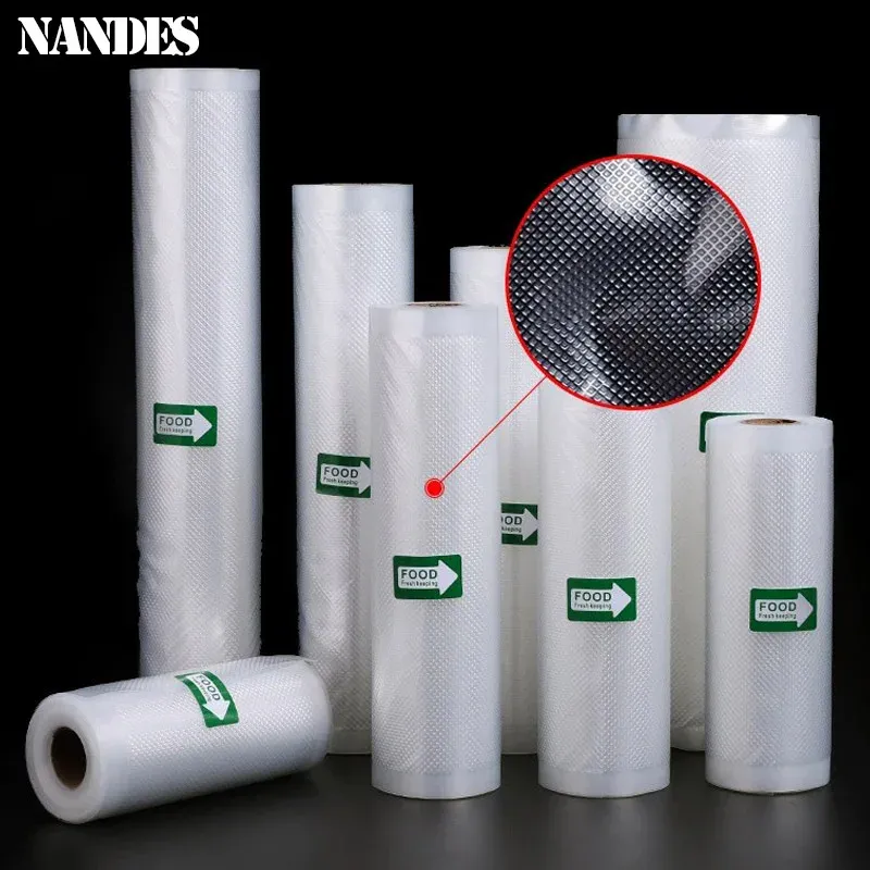 Rouleau de sacs sous vide alimentaires de 500 cm pour machine à sceller - Image 1