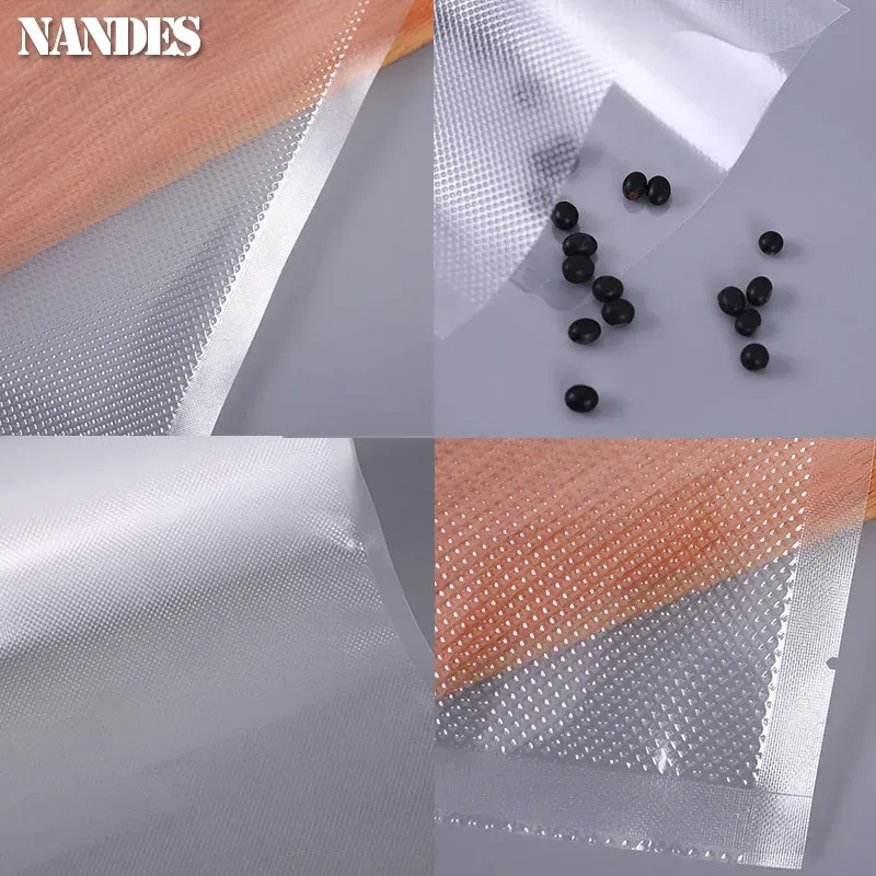 Rouleau de sacs sous vide alimentaires de 500 cm pour machine à sceller 5