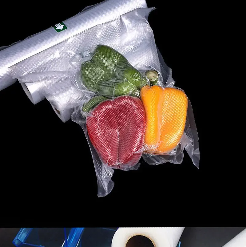 Sacs sous vide alimentaires, détail de la texture