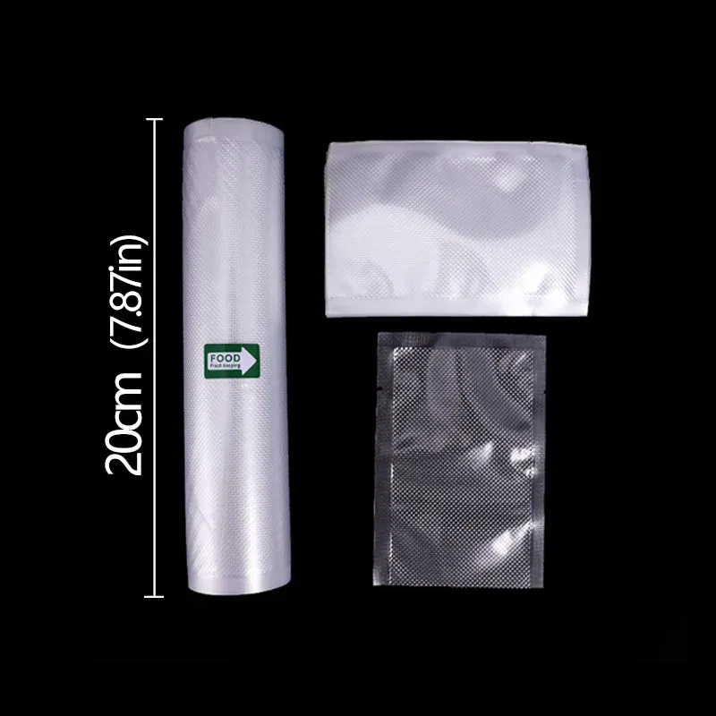 Rouleau de sacs sous vide alimentaires de 500 cm pour machine à sceller 13