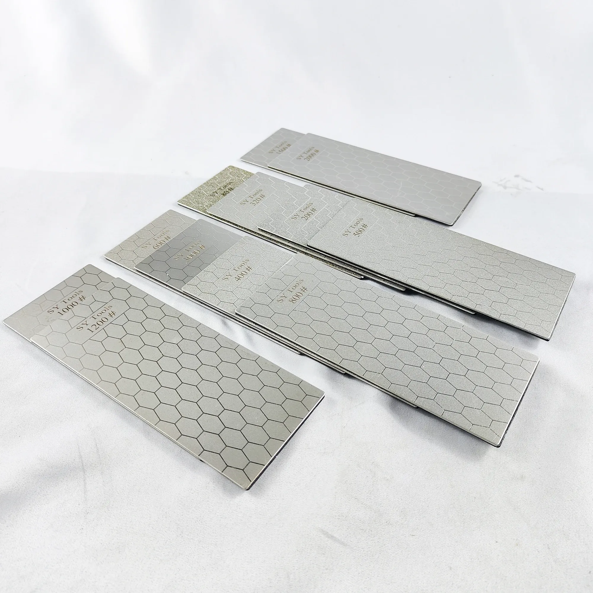 Sy Tools Nouveau 80-3000 - Affûteur de couteaux professionnel en diamant à motif nid d'abeille 3