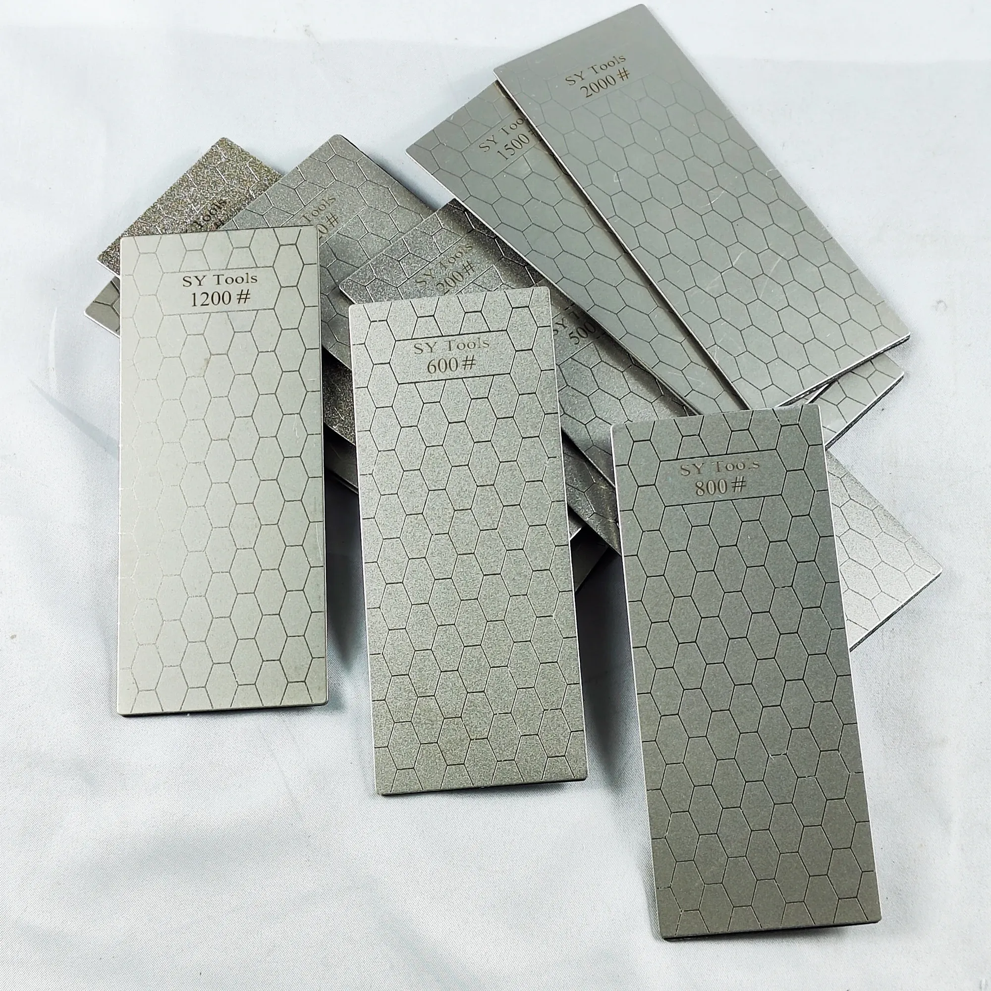 Sy Tools Nouveau 80-3000 - Affûteur de couteaux professionnel en diamant à motif nid d'abeille 4