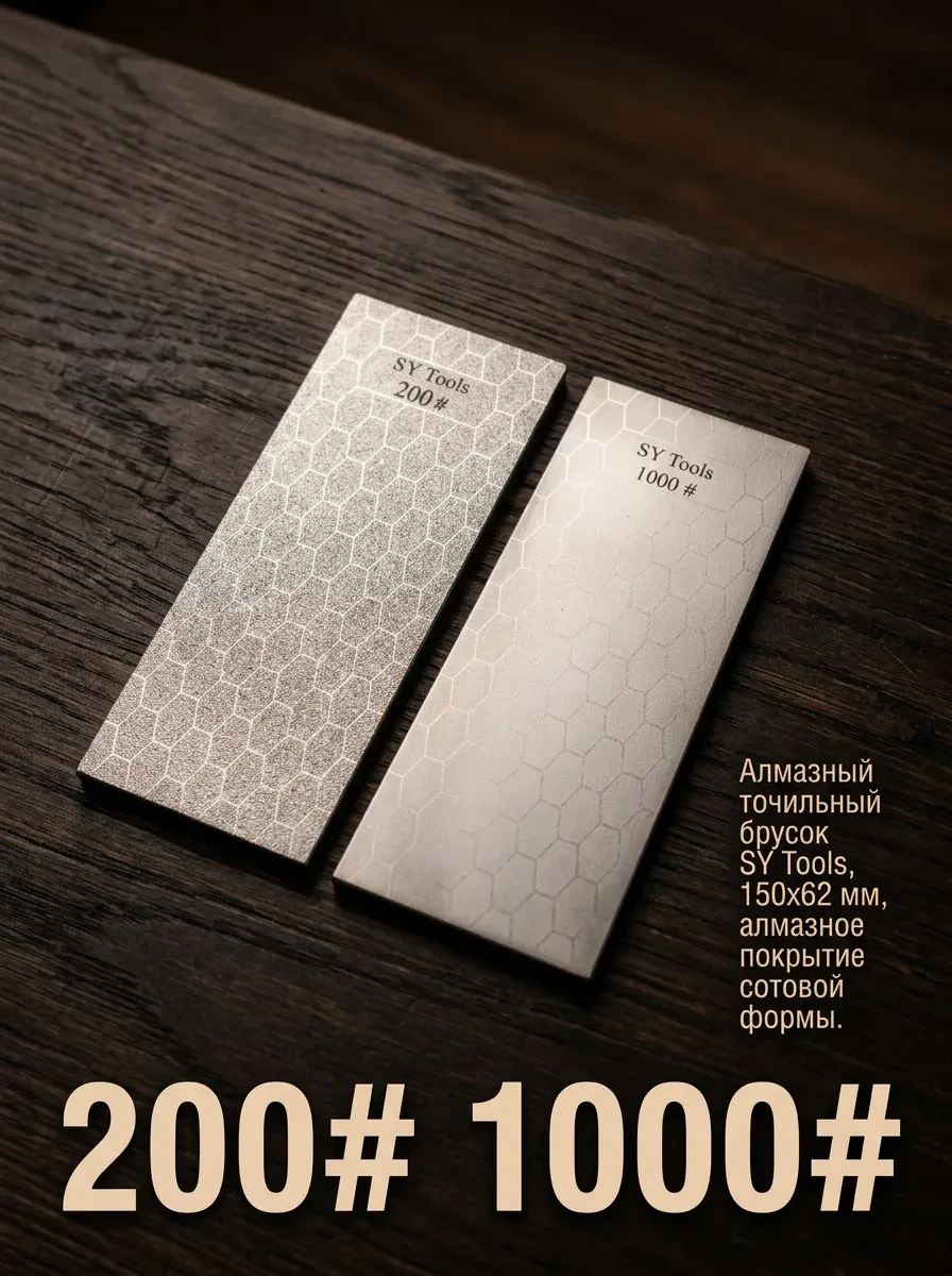 Sy Tools Nouveau 80-3000 - Affûteur de couteaux professionnel en diamant à motif nid d'abeille 10