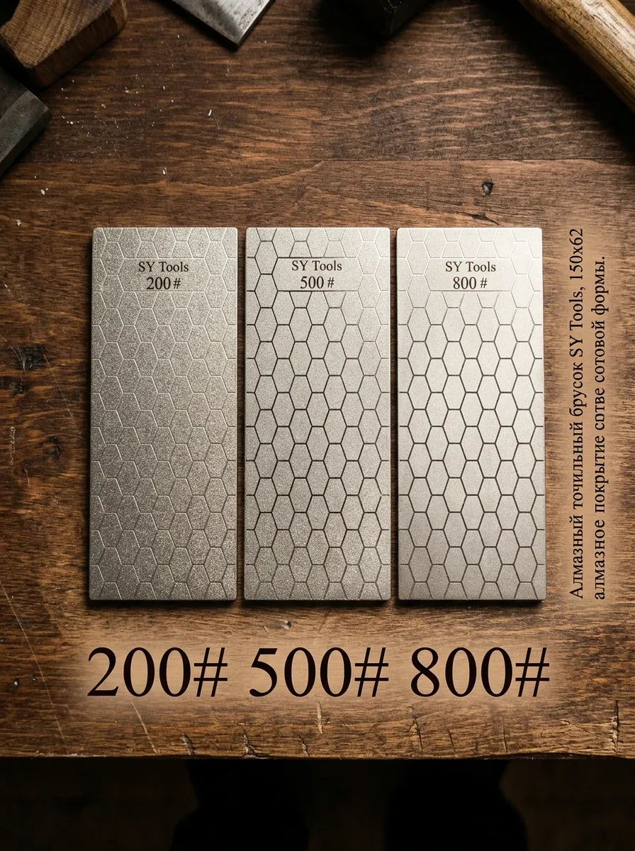 Sy Tools Nouveau 80-3000 - Affûteur de couteaux professionnel en diamant à motif nid d'abeille 14