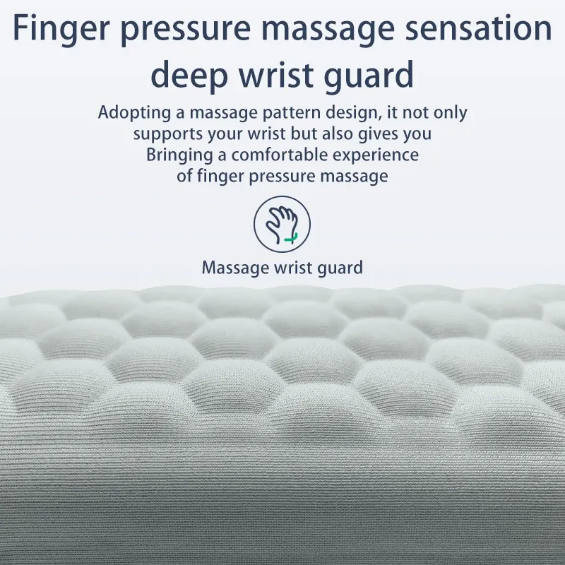 Repose-poignets ergonomique en mousse à mémoire de forme pour clavier et souris, compatible ordinateurs portables 4