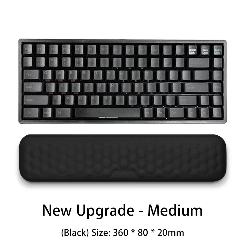 Repose-poignets ergonomique en mousse à mémoire de forme pour clavier et souris, compatible ordinateurs portables 9