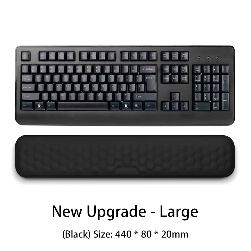 Repose-poignets ergonomique en mousse à mémoire de forme pour clavier et souris, compatible ordinateurs portables 15