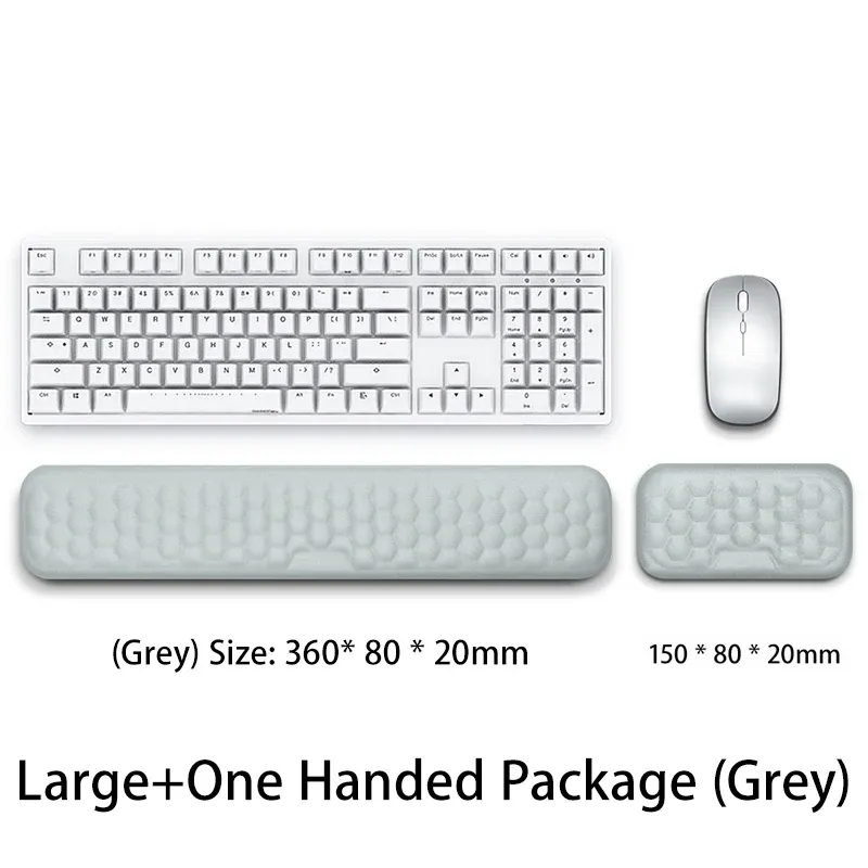 Repose-poignets ergonomique en mousse à mémoire de forme pour clavier et souris, compatible ordinateurs portables 18