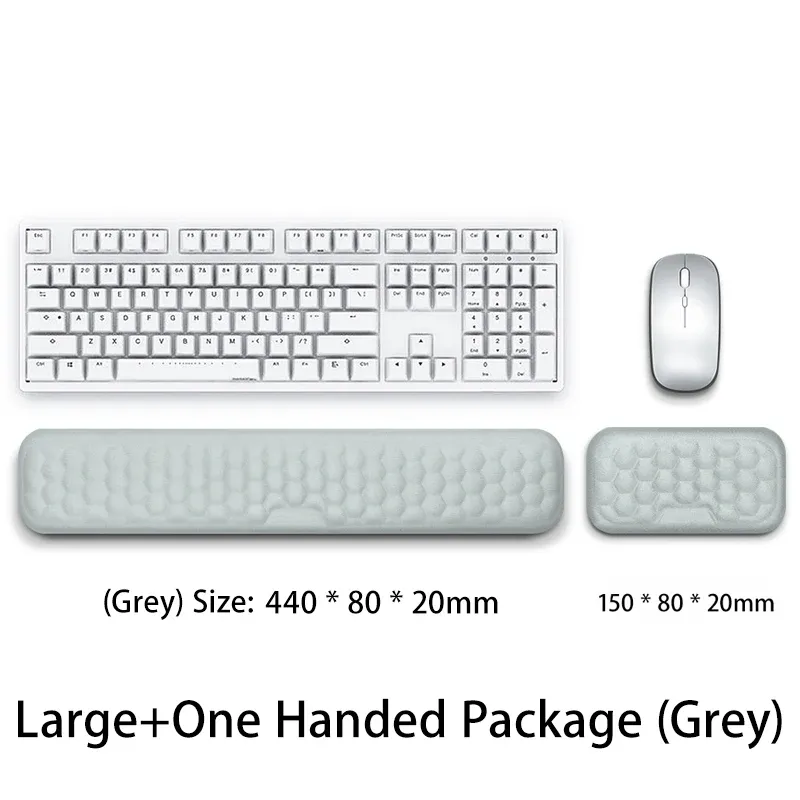 Repose-poignets ergonomique en mousse à mémoire de forme pour clavier et souris, compatible ordinateurs portables 14