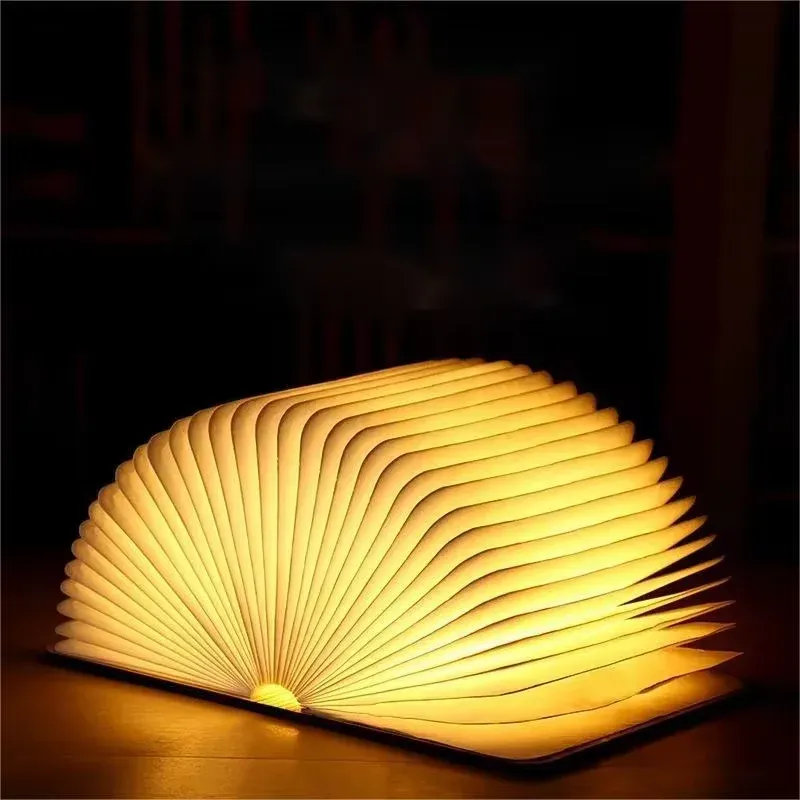 Lampe de chevet LED en bois pour enfants, USB, 3 couleurs, décoration artistique pour chambre