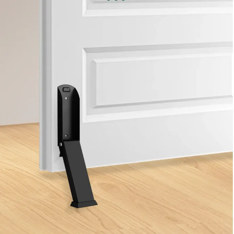 Butée de porte métallique robuste, anti-collision et coupe-vent, pour usage domestique 2