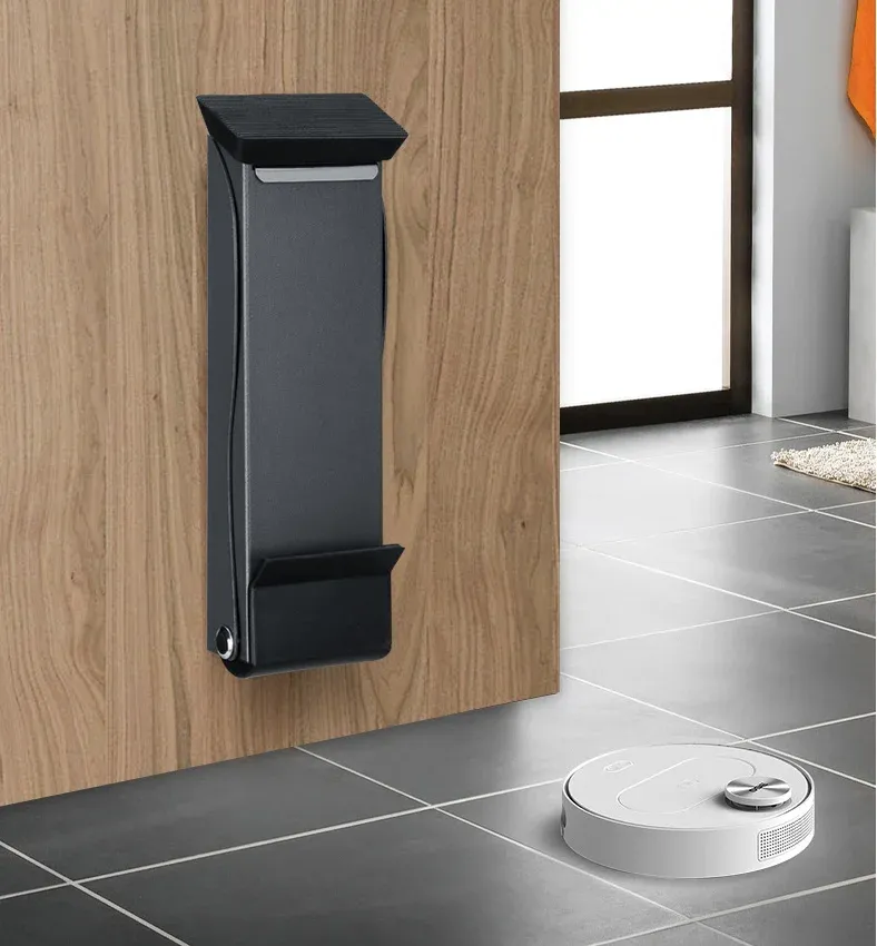 Butée de porte métallique robuste en situation