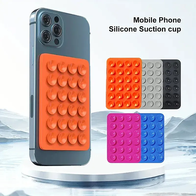 Support de téléphone à ventouse en silicone pour miroir de cuisine et salle de yoga, étanche, facile à installer et à retirer 4