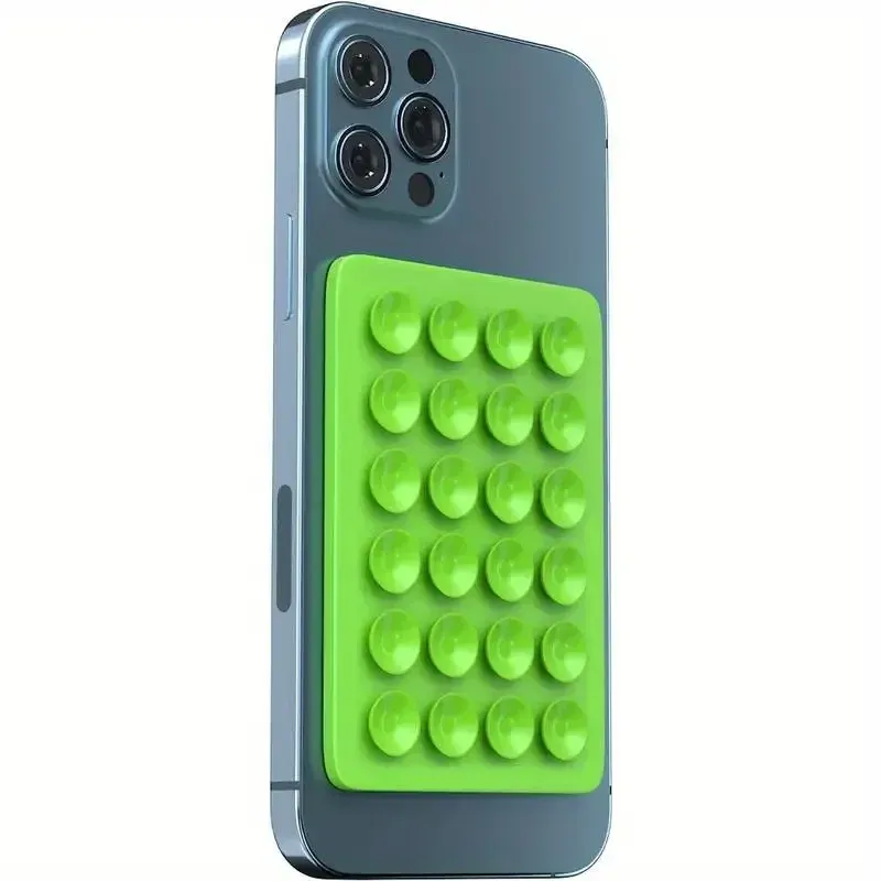 Support de téléphone à ventouse en silicone, ambiance lumineuse