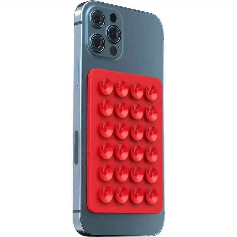 Support de téléphone à ventouse en silicone, en séance de yoga