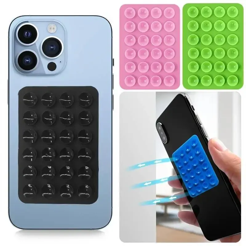 Support de téléphone à ventouse en silicone, vue d'ensemble