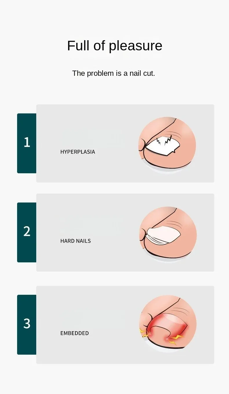 Détail de la lame du coupe-ongles