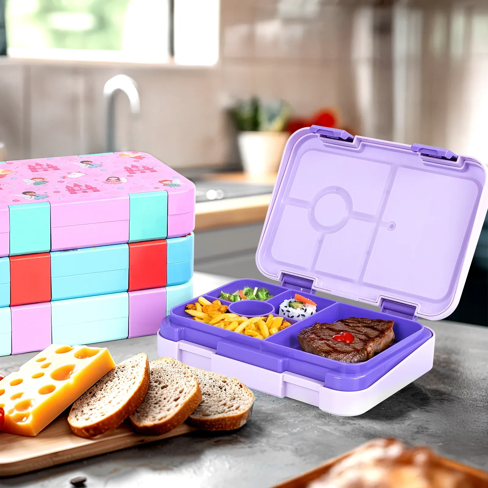 Boîte à Bento Adorable pour enfants, usage quotidien