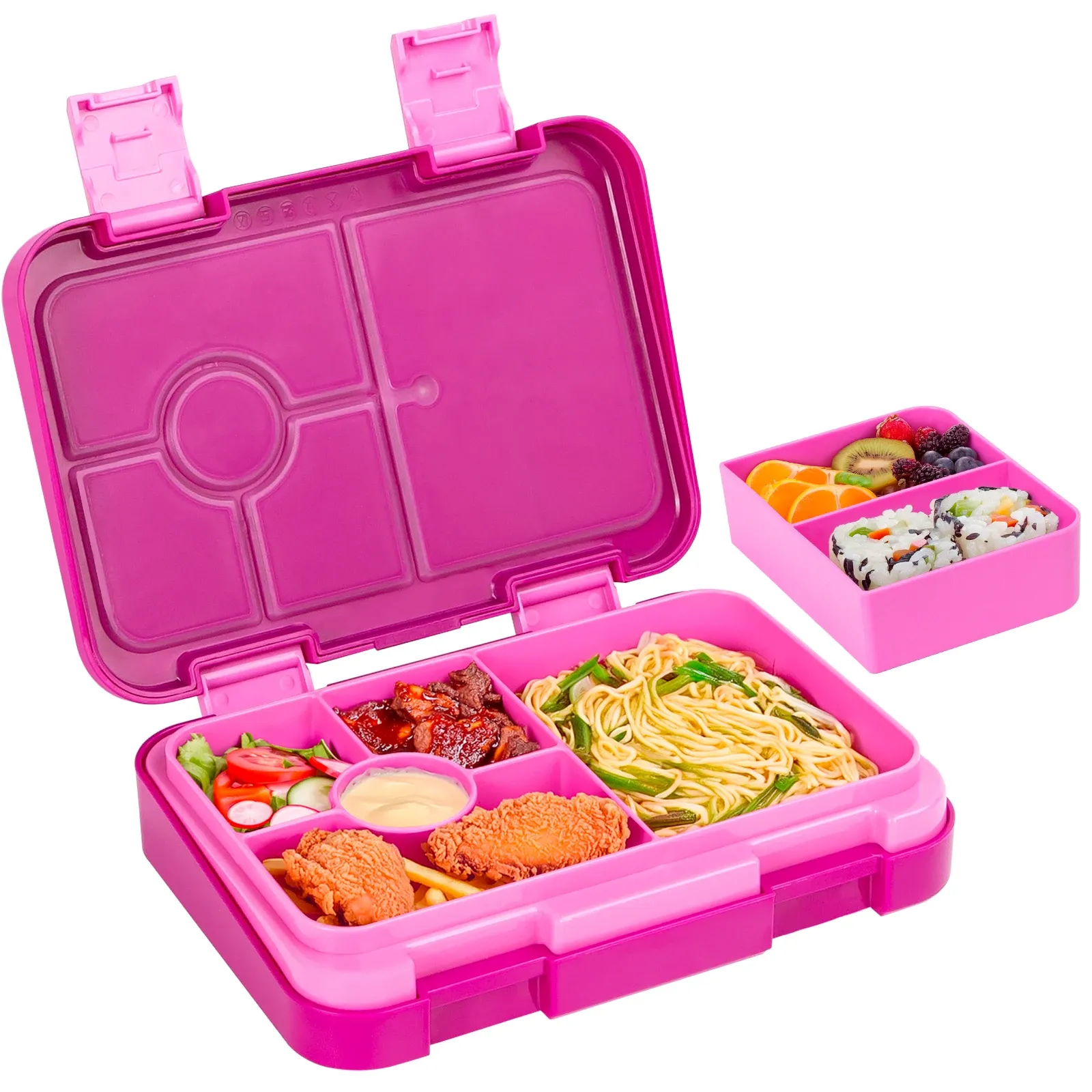 Boîte à déjeuner mignonne pour enfants, boîte bento de voyage compatible micro-ondes pour étudiants, récipient d'Halloween, boîte bento portable étanche pour salade de fruits 11
