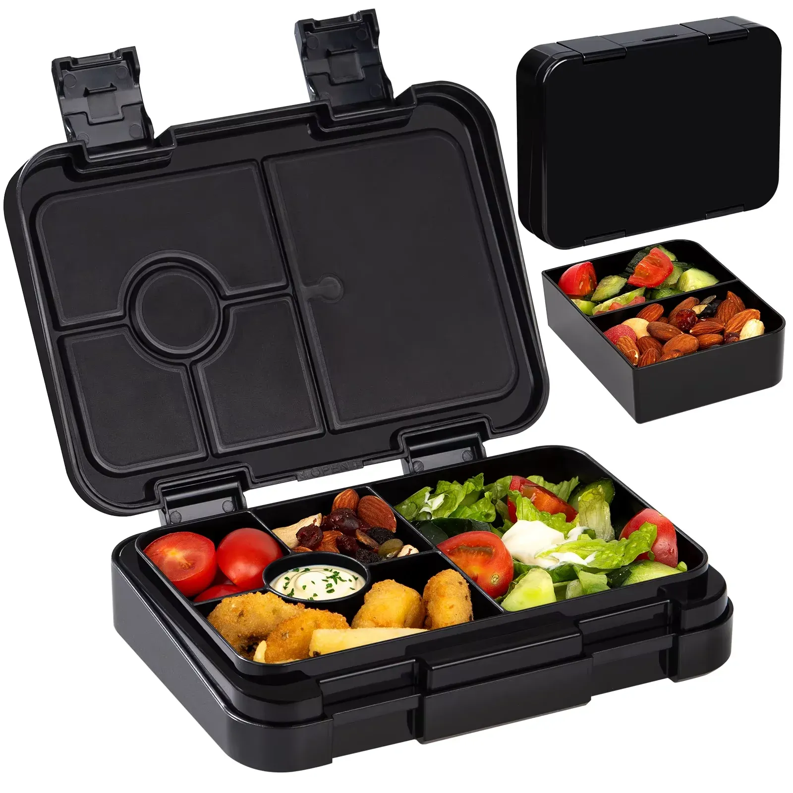 Boîte à déjeuner mignonne pour enfants, boîte bento de voyage compatible micro-ondes pour étudiants, récipient d'Halloween, boîte bento portable étanche pour salade de fruits 21