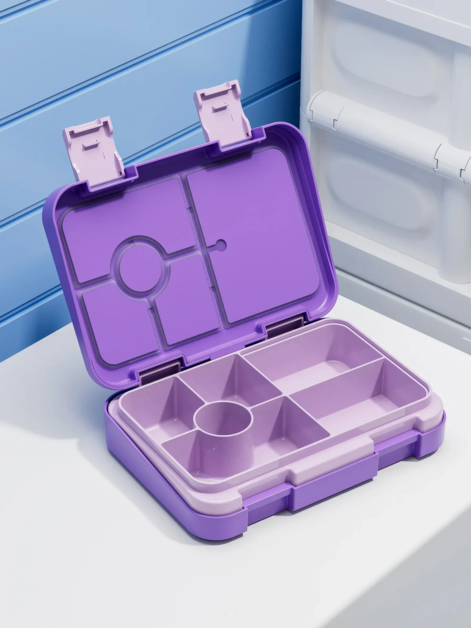 Boîte à déjeuner mignonne pour enfants, boîte bento de voyage compatible micro-ondes pour étudiants, récipient d'Halloween, boîte bento portable étanche pour salade de fruits 23