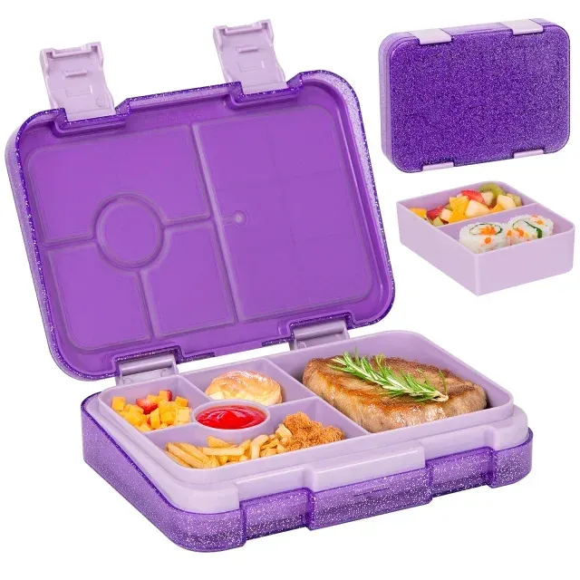 Boîte à déjeuner mignonne pour enfants, boîte bento de voyage compatible micro-ondes pour étudiants, récipient d'Halloween, boîte bento portable étanche pour salade de fruits 16