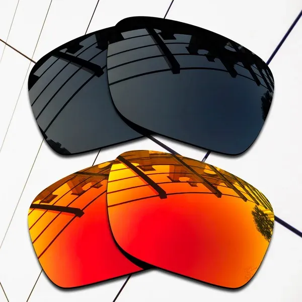 Verres de remplacement polarisés E.O.S pour lunettes de soleil Oakley Holbrook OO9102 – Plusieurs coloris 21