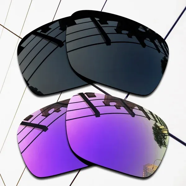 Verres de remplacement polarisés E.O.S pour lunettes de soleil Oakley Holbrook OO9102 – Plusieurs coloris 19