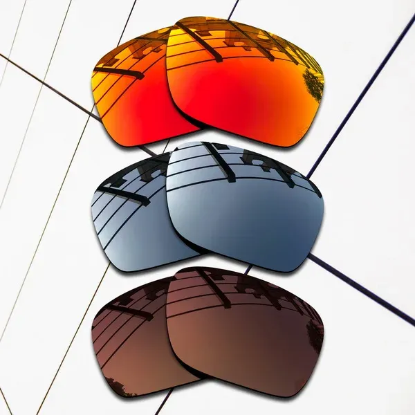 Verres de remplacement polarisés E.O.S pour lunettes de soleil Oakley Holbrook OO9102 – Plusieurs coloris 23